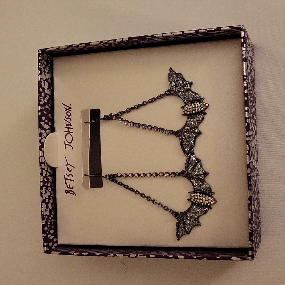 Betsey Johnson Bat Earrings